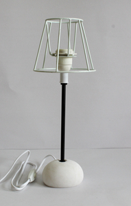 Lampe de sol d'intérieur de qualité supérieure, ronde, 100% fibre de banane, papier organique, entièrement recyclé et fait main, lampe de table - Product Image 5