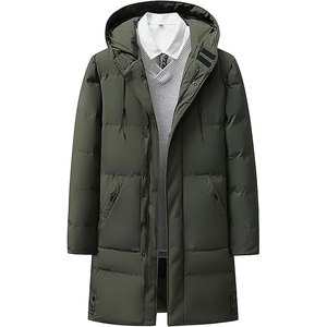 Parka longue matelassée réversible et résistante à l'eau pour homme Solid International, 70 % écologique, coutures de qualité supérieure - Product Image 6