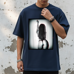 OEM 2026 Graphic Cotton Tee <b>Men's</b> 180g Printed Short Sleeve Soft Casual Tee - Product Image 1