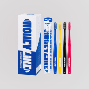 adult toothbrush Korean K-Beauty Honeylike Toothbrush 10 Count Made in Korea brosse dent <b>oral</b> <b>care</b> teeth brush - Product Image 6