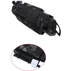 Durable emergency medical organizer pouch with portable leather design for home office car and outdoor survival for sale - Product Image 3