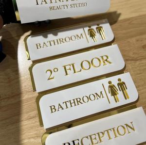 Custom Acrylic Dental Clinic Door Signage 3D Gold <b>Letter</b> Office Name Plate Advertising IP65 Waterproof Wall Mount Hospital Room - Product Image 4