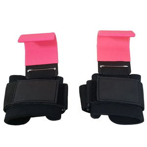 Nuevas correas de muñeca de neopreno de alta resistencia con logotipo personalizado, gancho de protección profesional, unisex, para entrenamiento de levantamiento de pesas en el gimnasio. - Product Image 2