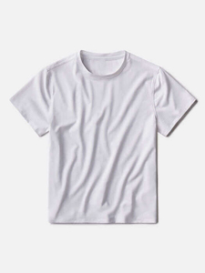 T-shirt décontracté pour femme personnalisé, motif géométrique, logo de marque, 100% coton, coupe ajustée, manches courtes, coupe classique - Product Image 1