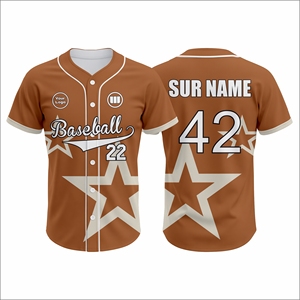 Ensemble d'uniformes de baseball personnalisés tendance, faible MOQ, production rapide, polyester respirant, fournisseur d'équipements sportifs pour équipes américaines - Product Image 1