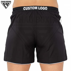 ซัพพลายเออร์คุณภาพดี กางเกงชกมวยพิมพ์ลาย โพลีเอสเตอร์ยืด 100% เย็บเสริมความแข็งแรง รุ่นใหม่ล่าสุด สำหรับศิลปะการต่อสู้ ราคาโรงงาน OEM - Product Image 4