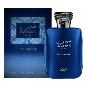 น้ำหอม HAWAS GOLD DIGGER 100 มล. โดย RASASI โอ เดอ ปาร์ฟูม ของแท้จากดูไบ กลิ่นหอมแบบอาหรับ ติดทนนานสำหรับผู้ชาย - Product Image 1