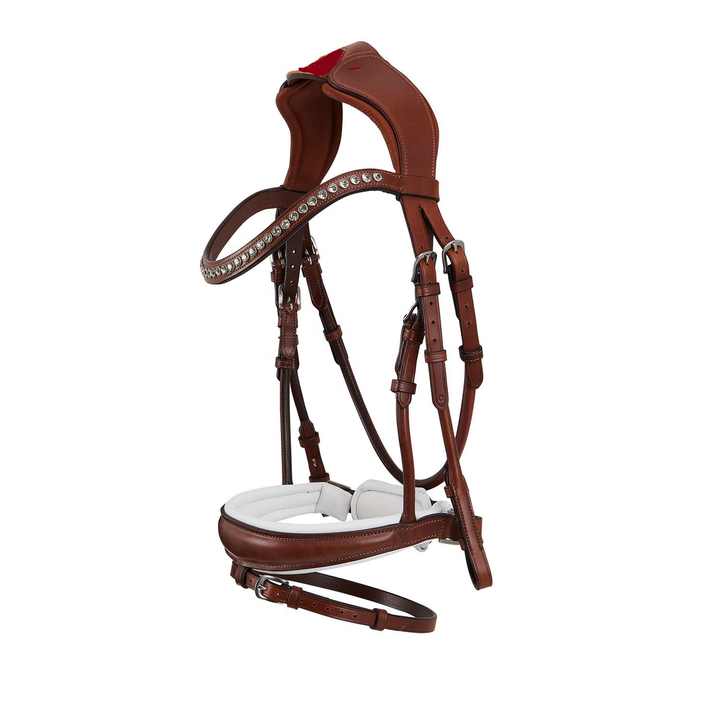 Beautiful Anatomical Designer Felicitas Snaffle English Bridle with Crystal Stone High Quality Horse Product for Export