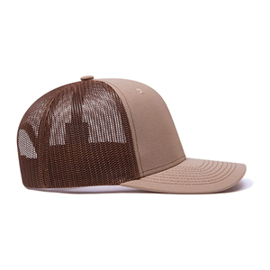 Gorra Trucker Unisex de 6 Paneles, Color Sólido, Tela de Malla, Ajustable, Transpirable, para Primavera/Verano, para Adultos - Product Image 4