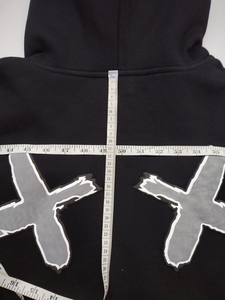 Sudadera con Capucha para Hombre, Estilo Urbano, Personalizada, de Felpa Francesa, con Estampado, Lavado Ácido, Desgastada, Talla Grande, Casual, Venta al Por Mayor - Product Image 3