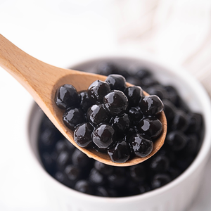 Perles de tapioca au sucre roux de qualité supérieure 9,5 mm Sac de 1 kg Krub.O Ingrédients de bubble tea les plus vendus 8 mois - Product Image 2