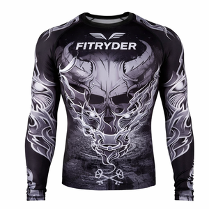 MMA T-<b>shirts</b> <b>Men's</b> Tights Rashguard Jiu jitsu T-<b>shirt</b> Bjj Gi Rash guard Breathable Gym Muay Thai Sportswear MMA Boxing Jerseys - Product Image 1
