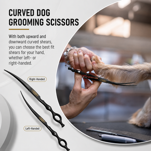 Premium Pet Grooming <b>Scissors</b> Set – Made from High-Quality Stainless Steel, Professional <b>Dog</b> & Cat Hair Cutting Kit with Case - Product Image 3