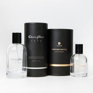 30ml 50ml 100ml Round Empty Luxury Parfum Packaging <strong>Bottle</strong> <strong>Spray</strong> Atomizer Glass <strong>Perfume</strong> <strong>Bottle</strong> with Black Cap - Product Image 5