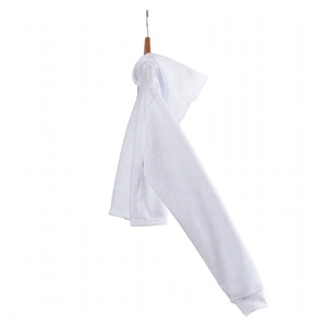SPINE CRAFT Vente en gros de sweats à capuche courts en coton tricoté respirant pour femmes, avec logo personnalisé, blanc, décontracté, automne/printemps - Product Image 2