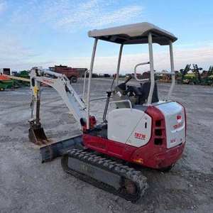Takeuchi TB235 Compact <b>Excavator</b> Crawler Digger 1.2 Ton Hydraulic Excavation <b>Machine</b> with Digging Bucket 0.12m³ Capacity - Product Image 1
