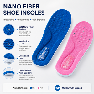 Vente directe d'usine, Little PinkRabbit, coussinets de pied en latex pour hommes AC0970, amortissants, respirants, fabriqués à Taïwan, semelles intérieures amortissantes - Product Image 2