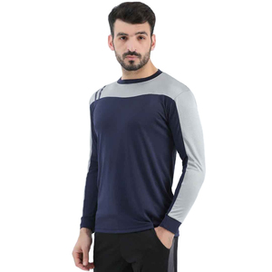 T-shirts de sport tendance pour adultes, 100% coton tricoté, séchage rapide, respirant, anti-rétrécissement, manches raglan, col rond, personnalisable - Product Image 1