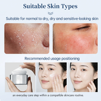 Crema Facial Semiterminada con Fórmula de Hialuronato de Sodio para Hidratación, Restauración de la Barrera Cutánea y Calmante Suave para la Piel