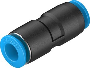 For Push-in Fitting 8mm 6mm Air Pneumatic Connector Black Industrial Tube Adapter High-Alloy Stainless Steel <b>Clamps</b> for - Product Image 2