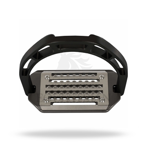 Estribos de seguridad de aluminio antideslizantes anchos de 4.75 pulgadas para equitación inglesa. - Product Image 3