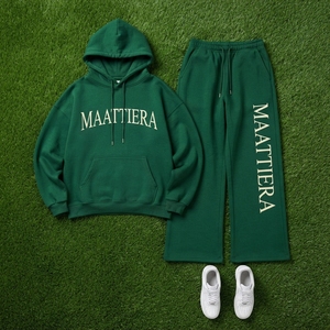 Conjunto Deportivo Personalizado para Mujer, Sudadera Holgada y Pantalones Anchos con Estampado Gráfico, Ropa Casual Urbana OEM - Product Image 5