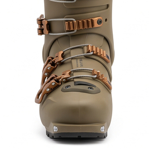 MALUZA INDUSTRIES Chaussures de ski alpin personnalisées pour hommes, semelle intérieure en velours chaud, base en caoutchouc antidérapante, fermeture à boucle, cheville haute - Product Image 2