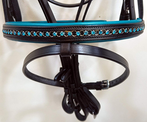 Équipements équestres de luxe : Bridons en cuir, nouveau style, rembourrés avec muserolle, faible MOQ - Product Image 2
