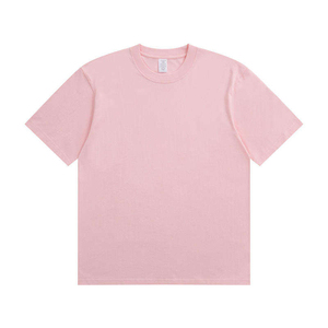 Custom T Shirt Men's 100% Cotton <b>Tshirt</b> Luxury Quality Rib O-Neck Blank Drop Shoulder Streetwear Oversize T-shirt For Men - Product Image 4