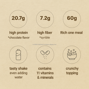Mélange à shake diététique riche en protéines 5 sachets de boisson de remplacement de repas amincissante hypocalorique - Product Image 5