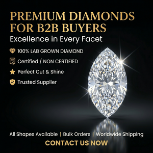 Diamant de laboratoire taille marquise 4,00-4,10 carats certifié IGI, diamant non monté - Product Image 6