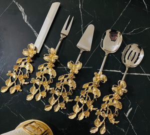 Acier miroir Design unique Restaurant Hôtel Argent Acier inoxydable Argenterie Couverts Ensemble de couverts au prix le plus bas - Product Image 6