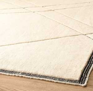 Alfombras de Lana Marroquíes al por Mayor |   Alfombras Modernas con Patrones Abstractos Anudadas a Mano, con Grosor Personalizado y Pelo Mediano para Decoración del Hogar - Product Image 4