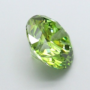 Diamant de laboratoire CVD vert vif fantaisie rond de 3,00 carats, clarté VS1, polissage excellent, pierre précieuse de luxe - Product Image 4