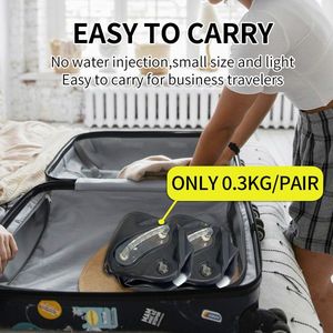 Manubri Portatili Pieghevoli da 20 libbre per Fitness, da Viaggio, Riempibili con Acqua, a Forma Esagonale, Set Divertente Stile Dado, 2 Paia per - Product Image 4