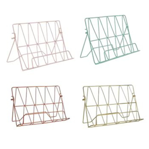 Porte-livres de cuisine en métal fer forgé multicolore pour comptoir de cuisine domestique, support de recettes, support de cartes de menu pour hôtels et restaurants - Product Image 1