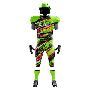 Wholesale 100% Polyester Breathable 3D Pattern American <b>Football</b> Uniforms Plus <b>Size</b> Sports Wear Sets Sublimation Printed - Product Image 4