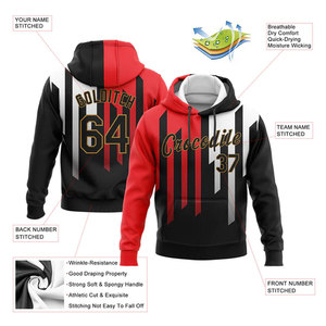 Sweat-shirts unisexes de haute qualité OEM, en polaire 100% polyester, épais, pour l'hiver, séchage rapide, impression par sublimation avec logo personnalisé - Product Image 5