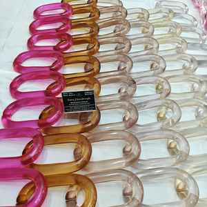 โซ่เรซิ่นใสหลากสีขนาดใหญ่สำหรับตกแต่งผนัง งาน DIY ฉากกั้นห้อง - Product Image 2