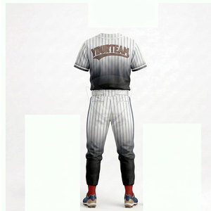 Conjunto Completo de Camiseta y Pantalones de Béisbol, Ajuste Atlético Cómodo, Tela Absorbente de Sudor, Perfecto para Prácticas, Juegos y Partidos de Equipo - Product Image 3