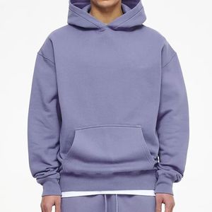 Sudaderas con Capucha Personalizadas de Estilo Urbano para Hombre, Sudaderas de Lujo de Gran Peso, 100% Algodón, Felpa, Talla Grande - Product Image 3