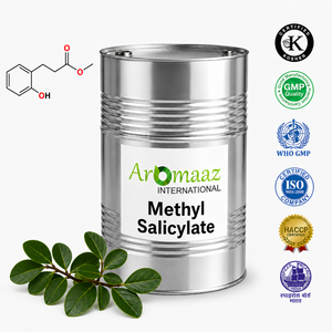 Aromaaz International Methyl Salicylate C8H8O3 98% to 99.9% Purity Synthetic Herbal Flavor Liquid - Product Image 3