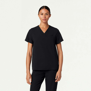 Custom Medical Uniform <b>Scrubs</b> Women Classic Fit Nurse Uniform Plain Pants <b>Scrubs</b> Uniform <b>Sets</b> OEM Serviced Wholesale <b>Scrub</b> <b>Set</b> - Product Image 3