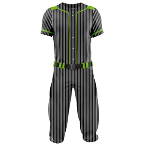 Uniforme de Béisbol Transpirable en Oferta, para Hombres Adultos, Manga Corta, Impresión Personalizada, Conjuntos Personalizables, 100% Poliéster, Tallas Grandes, ODM - Product Image 2