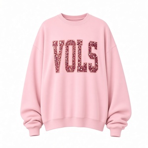 <b>Women</b>’s Oversized Casual Pullover <b>Sequin</b> Design Long Sleeve Crewneck Style Cozy Everyday Wear - Product Image 1