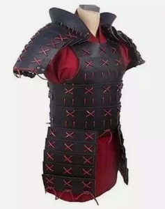 Traje de armadura samurái de cuero hecho a mano, disfraz tradicional de guerrero japonés para recreación histórica, armadura corporal de fantasía y fiesta de Halloween - Product Image 1