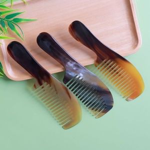 Peine de Cuerno de Búfalo Negro Natural Ecológico Hecho a Mano, Diseño Moderno, Forma Personalizable, Resistente al Agua, para Uso en Salón, por Arif Handicrafts - Product Image 2