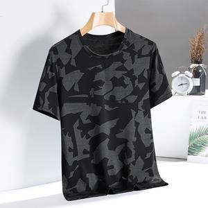 OEM Factory Polyester Camouflage <b>Short</b> <b>Sleeve</b> T <b>Shirt</b> <b>Mens</b> Summer Wear Resistant Ice Silk Quick Dry Sportswear T <b>Shirt</b> - Product Image 3