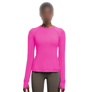 Camiseta de Yoga de Manga Larga para Mujer, Tejido Modal Suave de Primera Calidad, Sostenible y Transpirable, Corte Holgado, Venta al por Mayor - Product Image 1