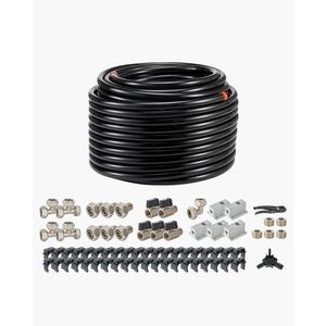 ชุดท่ออัดอากาศ HDPE อลูมิเนียม ขนาด 200 ฟุต x 3/4 นิ้ว ระบบท่อส่งลมอัด ป้องกันการรั่วซึม ติดตั้งง่าย อะไหล่ระบบนิวเมติก - Product Image 1